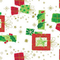 Season's Greetings Modern Christmas Wrapping Tissue (20"x30")